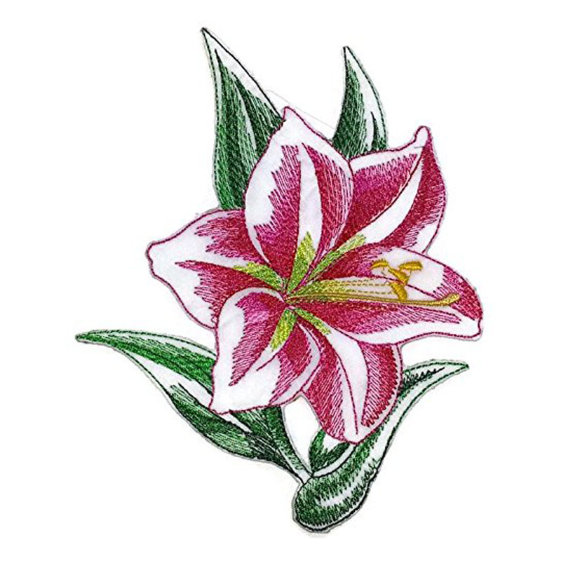 Sketched Amaryllis Single Patch