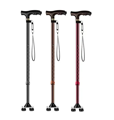 aluminium alloy crutch with flashlight