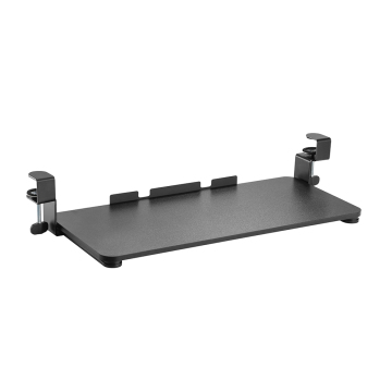 Under Desk Clamp-On Keyboard Tray