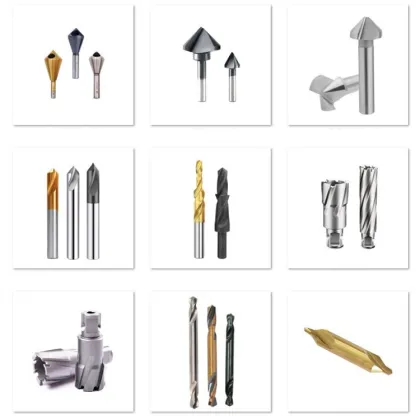 Custom Extended Length HSS Co TiN Spot Drill Bits 100-250mm (3-20mm Diameter)