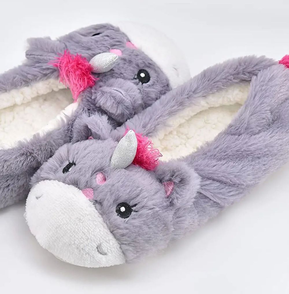 Plush Ballerina Slippers