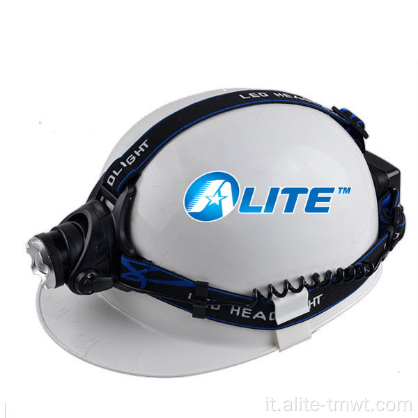 Lampada per casco per casco in alluminio lampada da casco Saftey