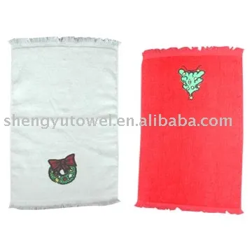 Leftover Cloth Embroidered Tea Towels