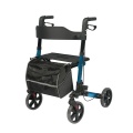 Vouw volwassen lichtgewicht Walker Rollator met remkabel