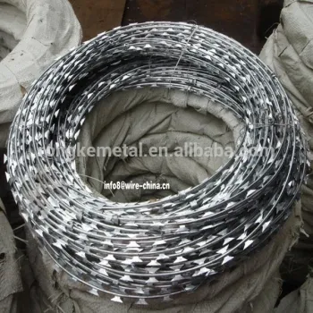 Galvanized Razor Barbed Wire ISO Factory