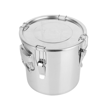 Stainless Steel Flower Storage Containers - 12L and 21L with Humidity Holders