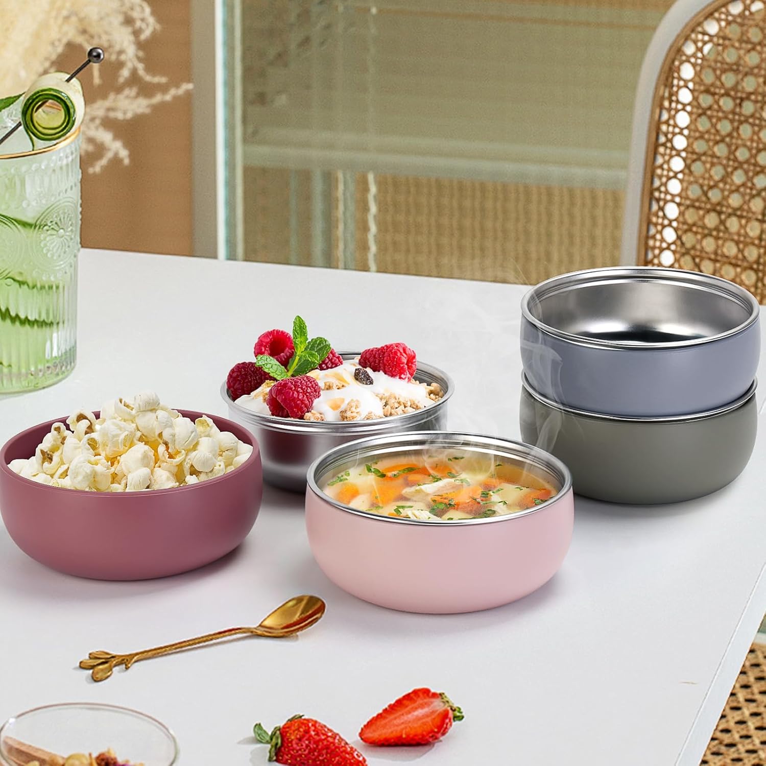 silicone SS bowl MFZ-D003