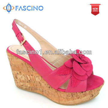 latest design wedge sandals ladies fancy wedge sandals