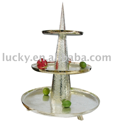 Hammered  Silverware- Seafood Tower/ Fruit Tower