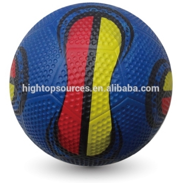 colorful golf surface rubber football / futsal ball with competitive price