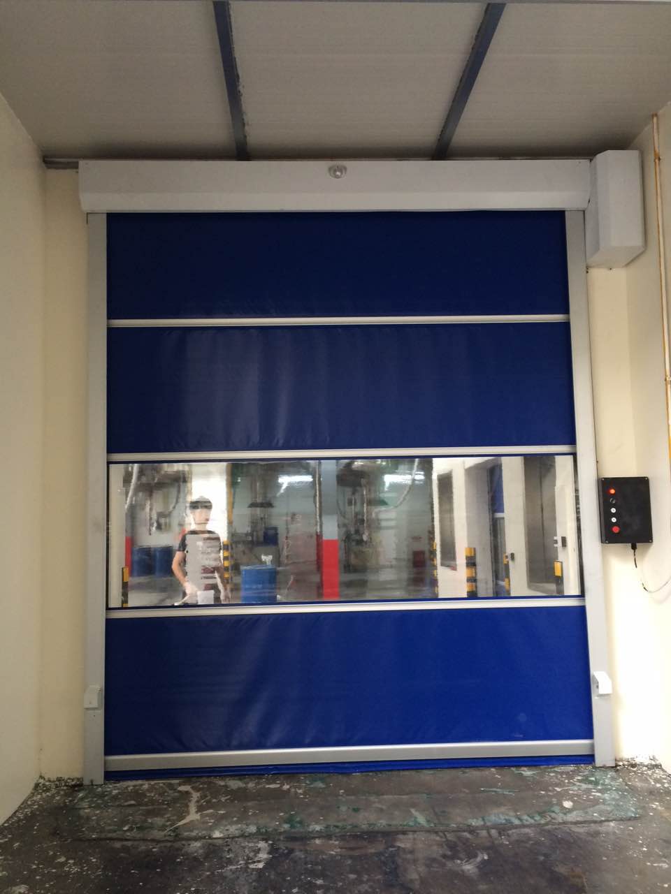 Electric Plastic Fabric Rolling Hgih Speed Door