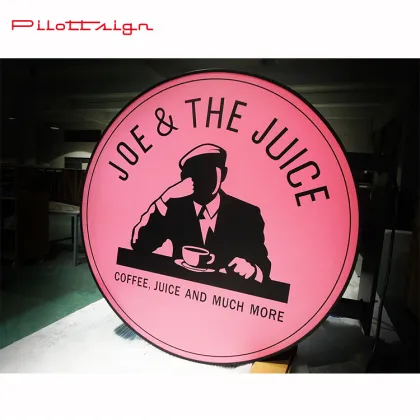 brand Coffee shops logo custom advertising light box