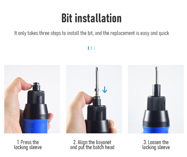 Electric screwdriver Semi-automatic electric driver screw