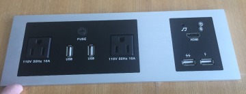 Digital blue tooth media power hub for hotel