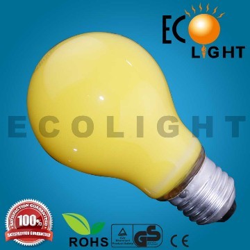 Harga rendah!  Kuning seri warna-warni beku pijar bulb A19 60w