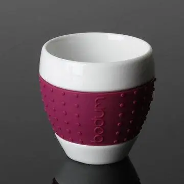 Ceramic Mugs, with Silicon Made for Bodum