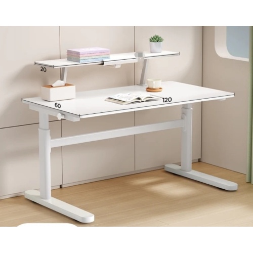 Manual Lift Metal Frame Height Adjustable Standing Desk