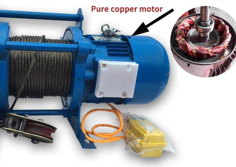 1ton Electric Wire Rope Winch 