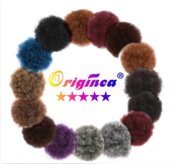 Synthetic Afro Kinky Curly Hair Chignon for Black Women Afro Bun 15 color hairpiece Afro Puff Drawstring Bun