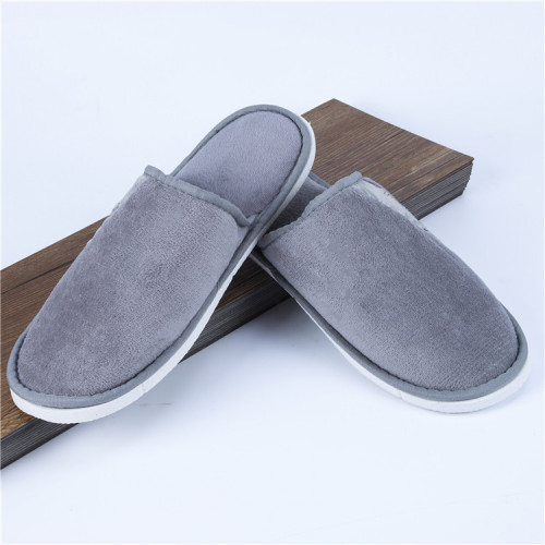 Cotton Velvet Disposable Spa Slippers