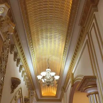 Polyurethane Foam Ceiling Tiles for Interior Decoration