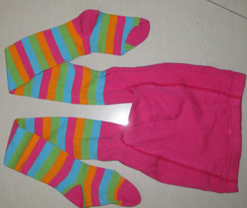 Colorful Strip Children Tights Cheap