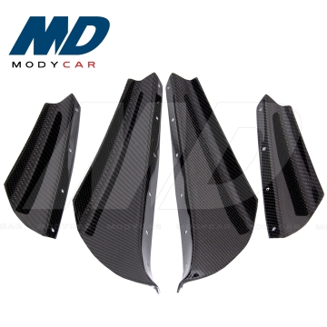 JDM-Stil Carbon Faser vordere Stoßfänger 4-PCs für 1996-2000 Honda Civic EK9