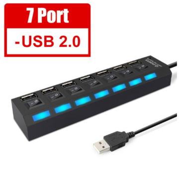 Multifunctional Universal USB 7 Ports 4 Ports Hub