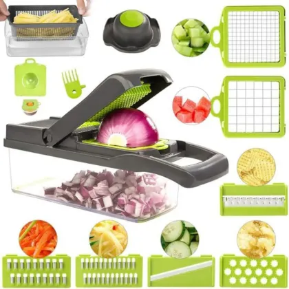 Multifunctional Vegetable Cutter - Kitchen Fruit & Vegetable Tools & Gadgets Chopper