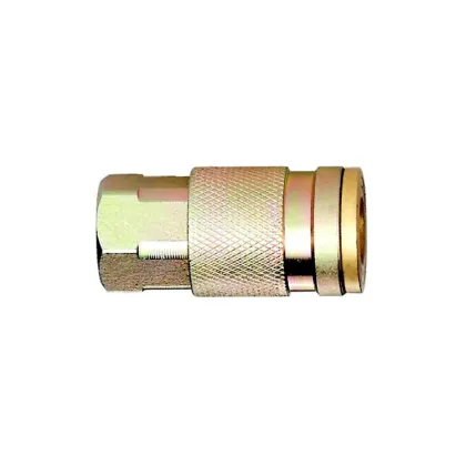 Orion Angle Quick Coupling for Air Tube Fittings: Sizes 1/4", "3/8", "1/2" and DN