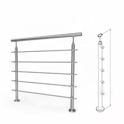 Outdoor Balcony Railing Stainless Tube