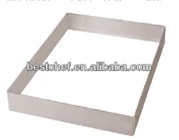 18-10 stainless steel Rectangular Mousse ring