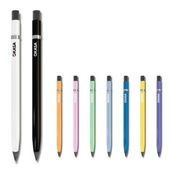 ECO Friendly Metal Inkless Pen with Eraser - Hot Selling Cheap Ball Pen for Writing and Painting Gifts