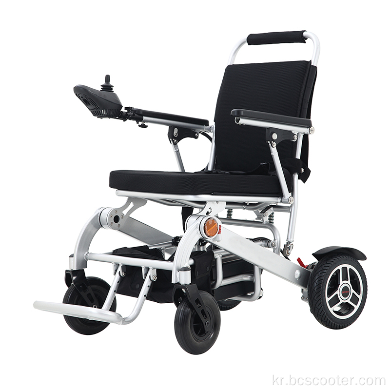 휴대용 강력한 전기 휠 의자 접이식 전력 구동 장애인을위한 경량 전기 휠체어