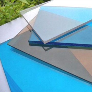 Clear UV Protegido de 2 mm de 3 mm 4 mm anti UV sólido Paneles de PC de plástico sólido láminas de policarbonato para invernadero