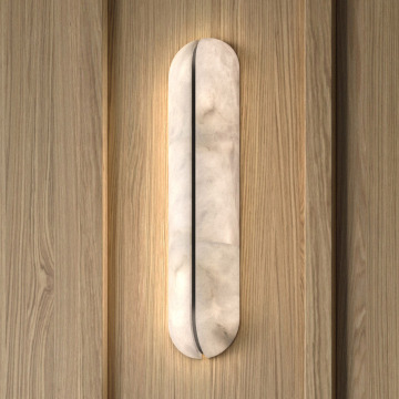 Factory Price Alabaster MY Wall Sconce: Modern Luxury LED Lighting for Dining Rooms