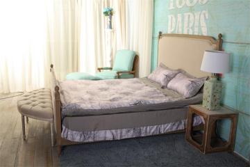 2016 classic design antique style wooden bed