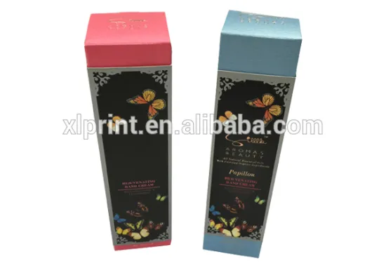folding flower soft paper box for cosmetic