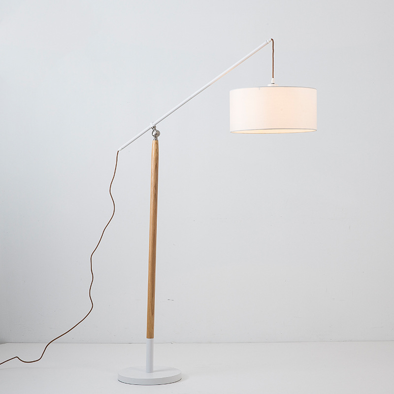 Standard Wooden Floor Lamp