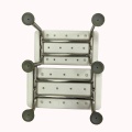 Stainless Steel Two-step Stool for Bathroom Anti-slip