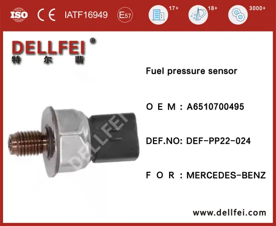 FUEL RAIL HIGH PRESSURE SENSOR A6510700495 for MERCEDES-BENZ
