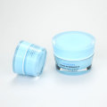 15 ml 30 ml 50 ml lege dubbele muur fancy vorm acryl cosmetica blauw helder pot