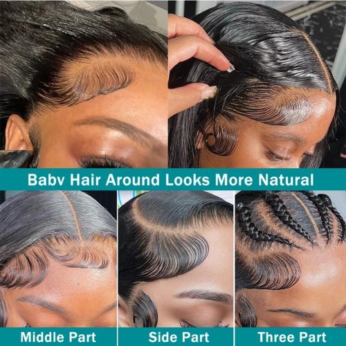 4x4 Body Wave Lace Front Wigs Human Hair