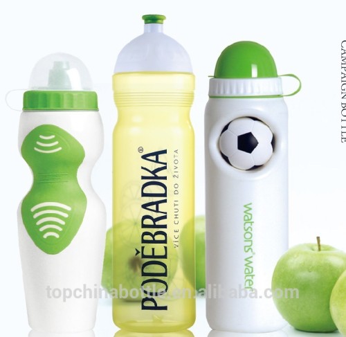 Food grade sports bottle with little football