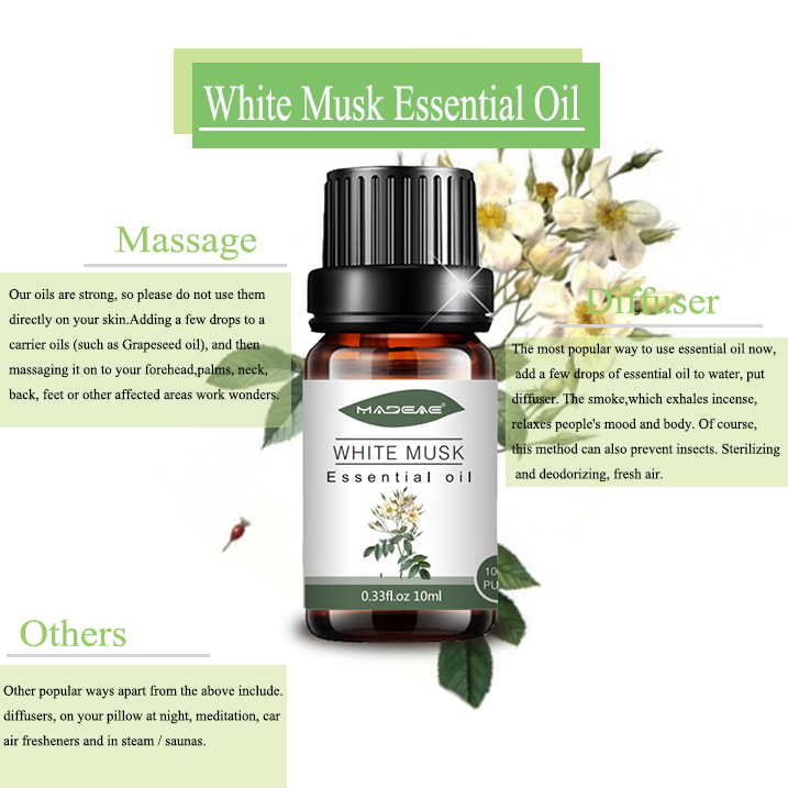 Cosmetic grade white musk essential oil candle making