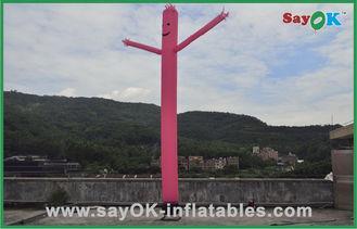 Pink Mini Inflatable Air Dancer With Blower 750w For Advert