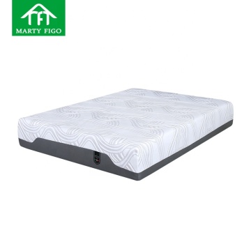 Custom Bamboo Fabric Quilting Memory Foam Mattress Cover with Zipper