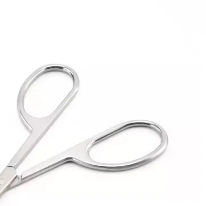 Makeup Beauty Scissors Eyelash Trimmer Eyebrow Nose Hair Scissors Manicure Nail Trimmer Oval Handle