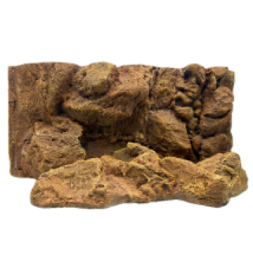 Fundo de terrário de rocha imitada