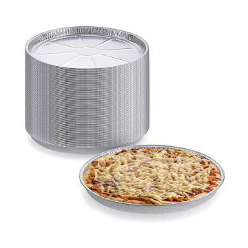 Casseroles rondes en papier d&#39;aluminium pour la cuisson de la pizza